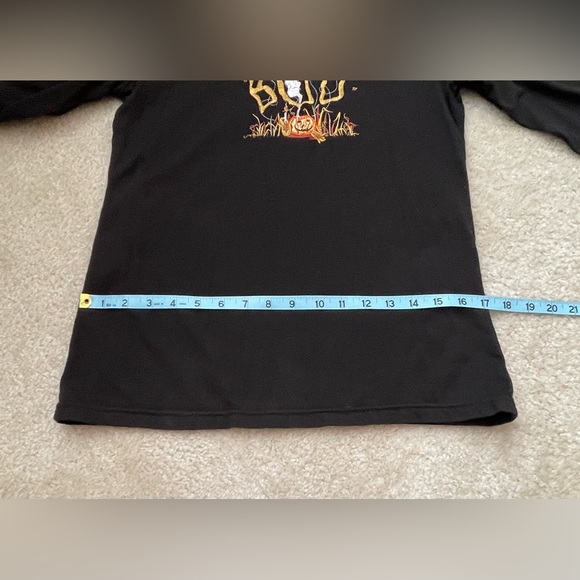 Halloween Long Sleeve Tee with Embroidery - Size: Medium (8-10) - Picture 3 of 7
